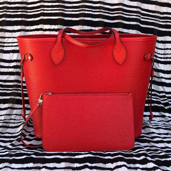 ❤️ Louis Vuitton Neverfull MM epi red - Picture 5 of 16